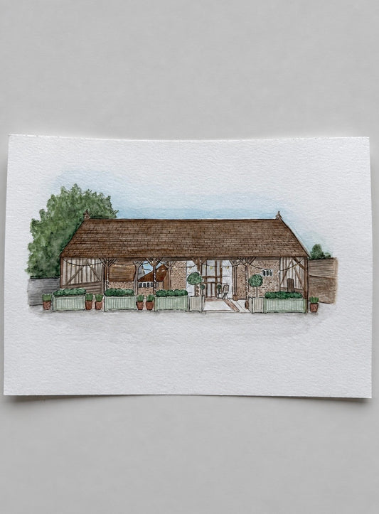 Custom Wedding Venue Painting