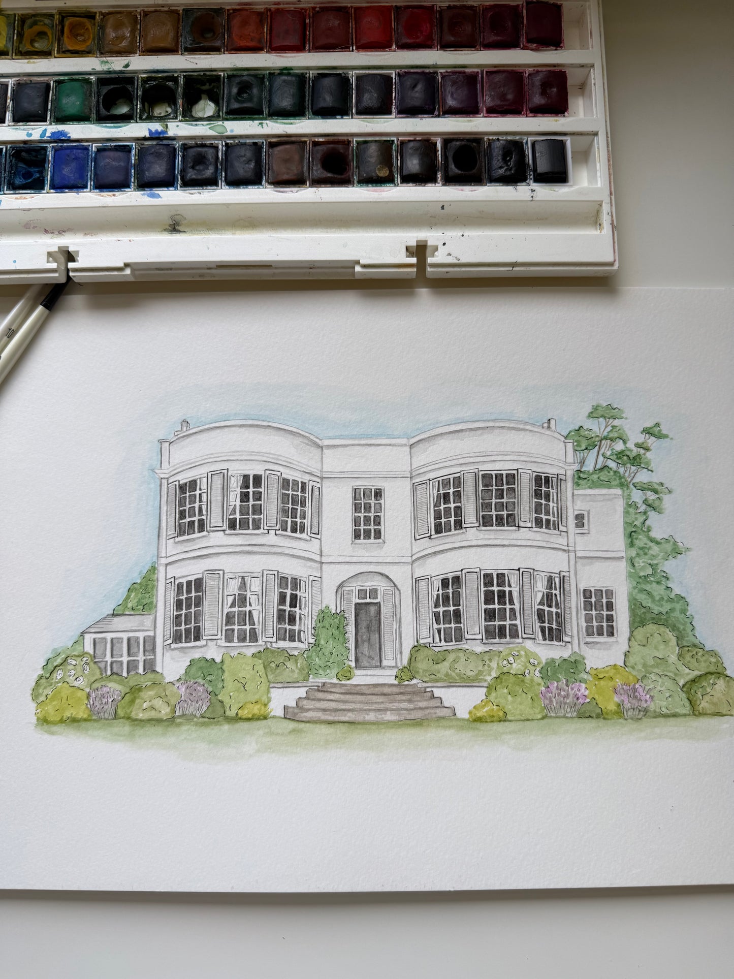 Custom Wedding Venue Painting