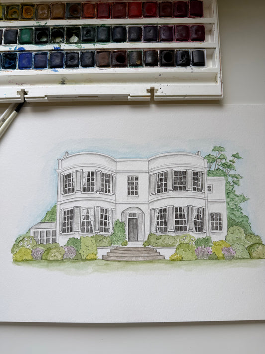 Custom Wedding Venue Painting