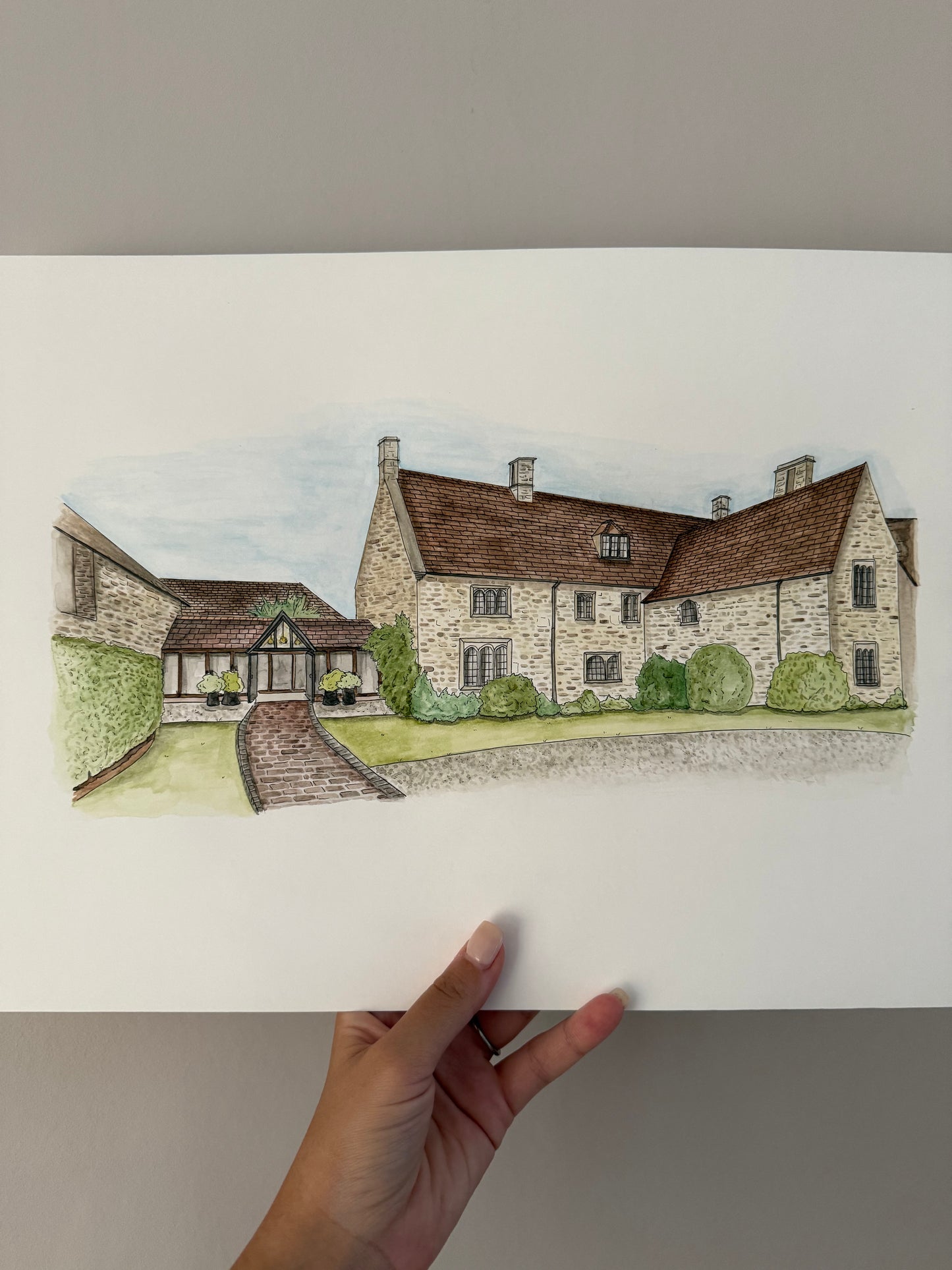 Custom Wedding Venue Painting